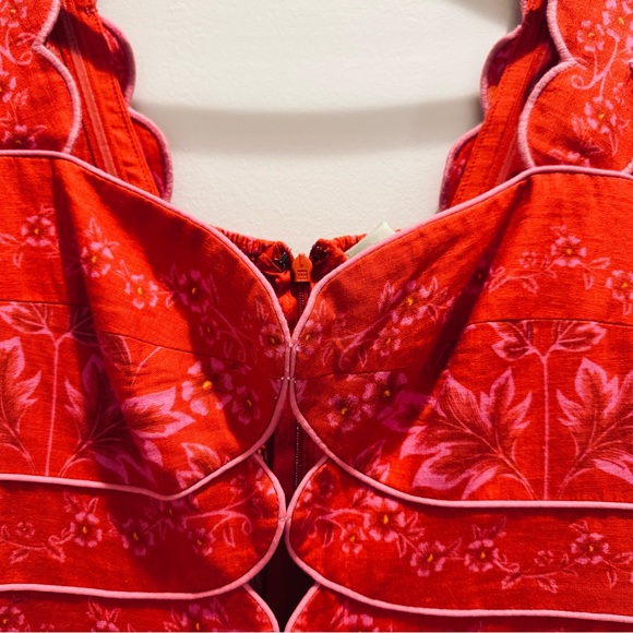 Farm Rio Red Floral Romper - Picture 6 of 6